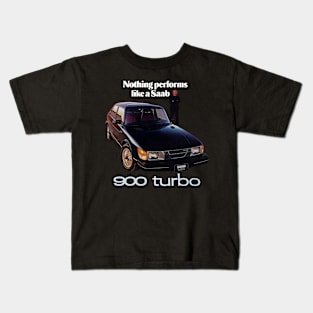 SAAB 900 TURBO - advert Kids T-Shirt